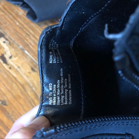 7.5 Sonoma Black Boots/Booties (Kohls) - Picture 6 of 7